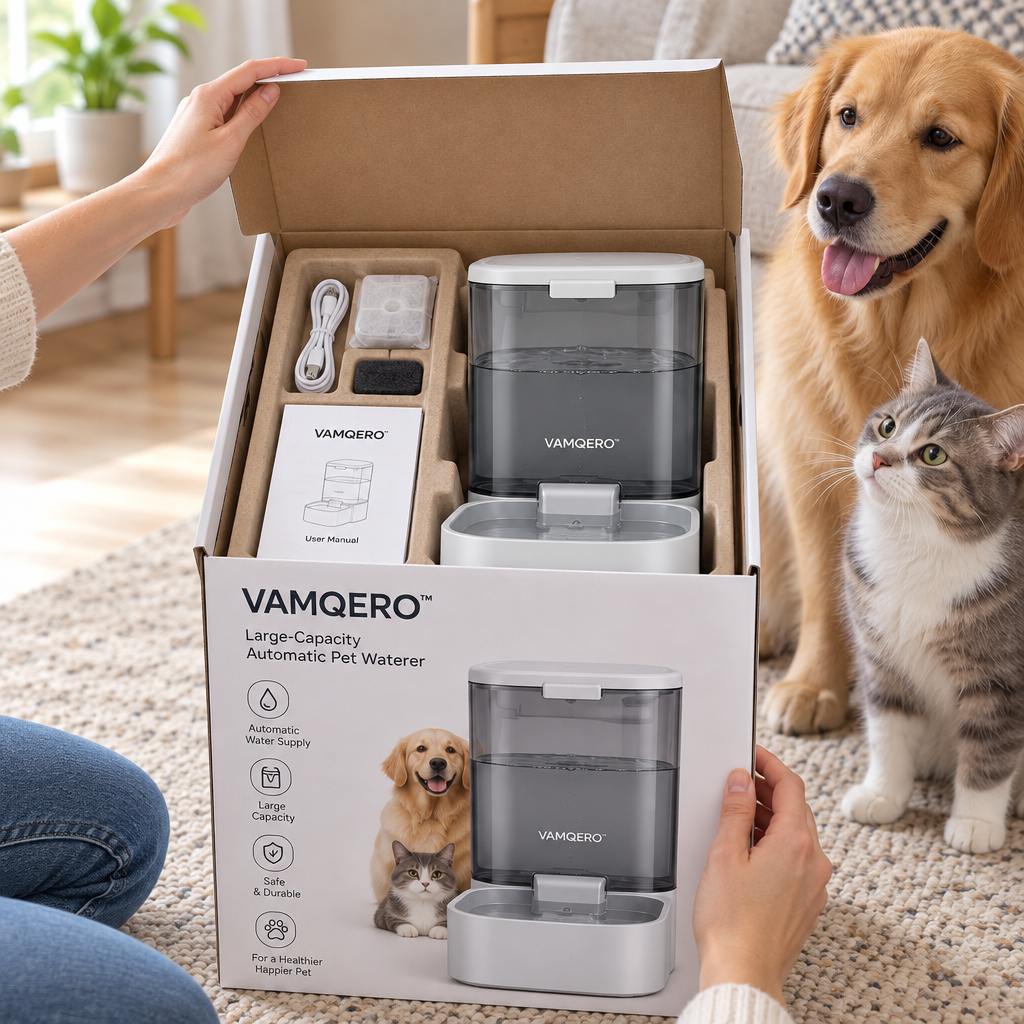 VAMQERO™ Large-Capacity Automatic Pet Waterer image 4