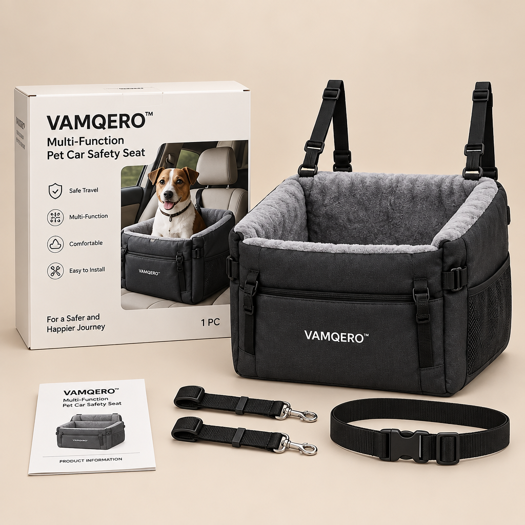 VAMQERO™ Multi-Function Pet Car Safety Seat primary image