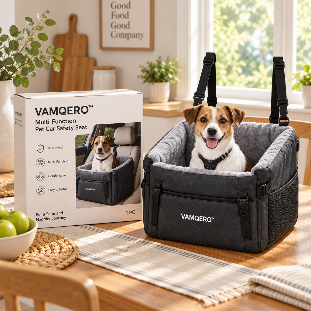 VAMQERO™ Multi-Function Pet Car Safety Seat image 2