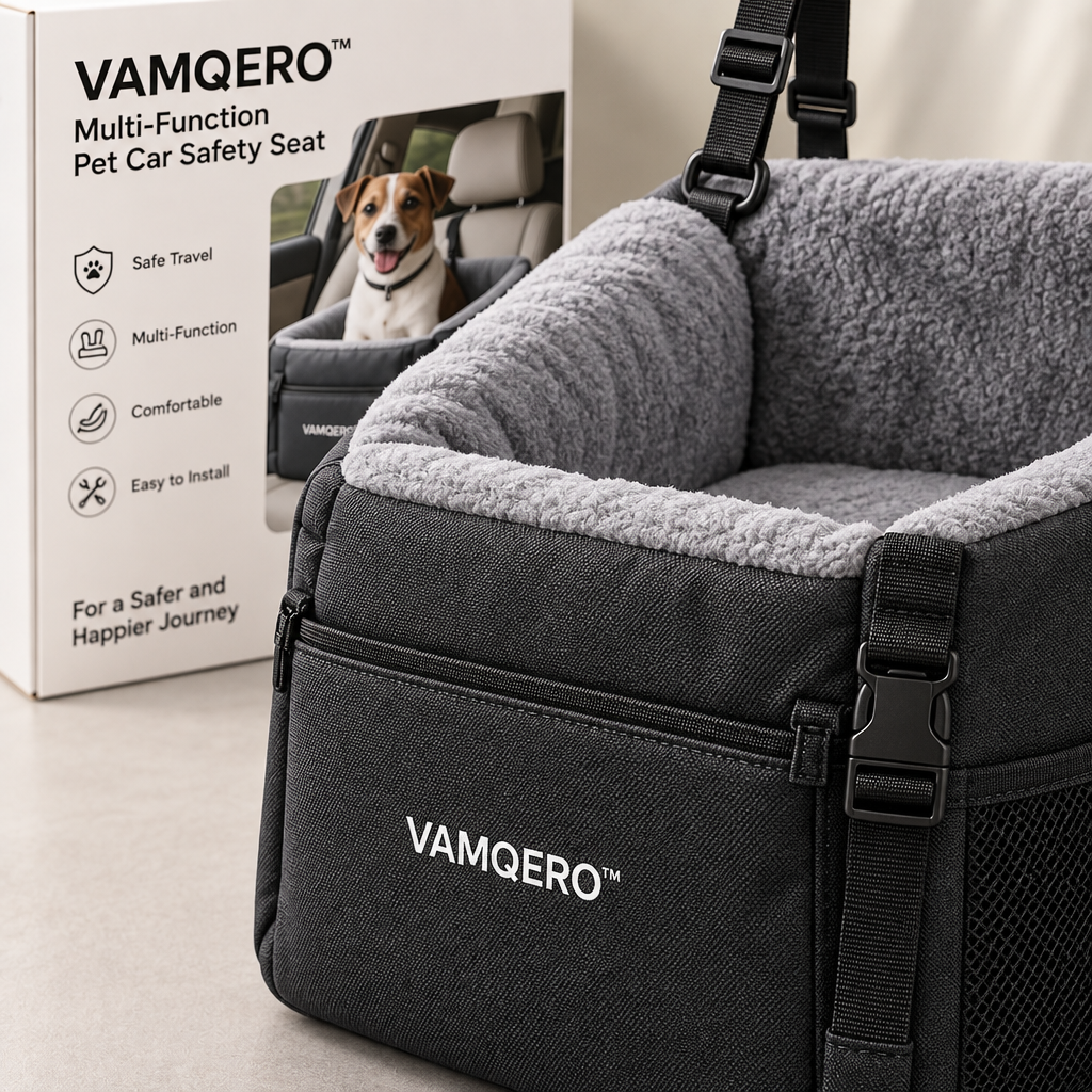 VAMQERO™ Multi-Function Pet Car Safety Seat image 3