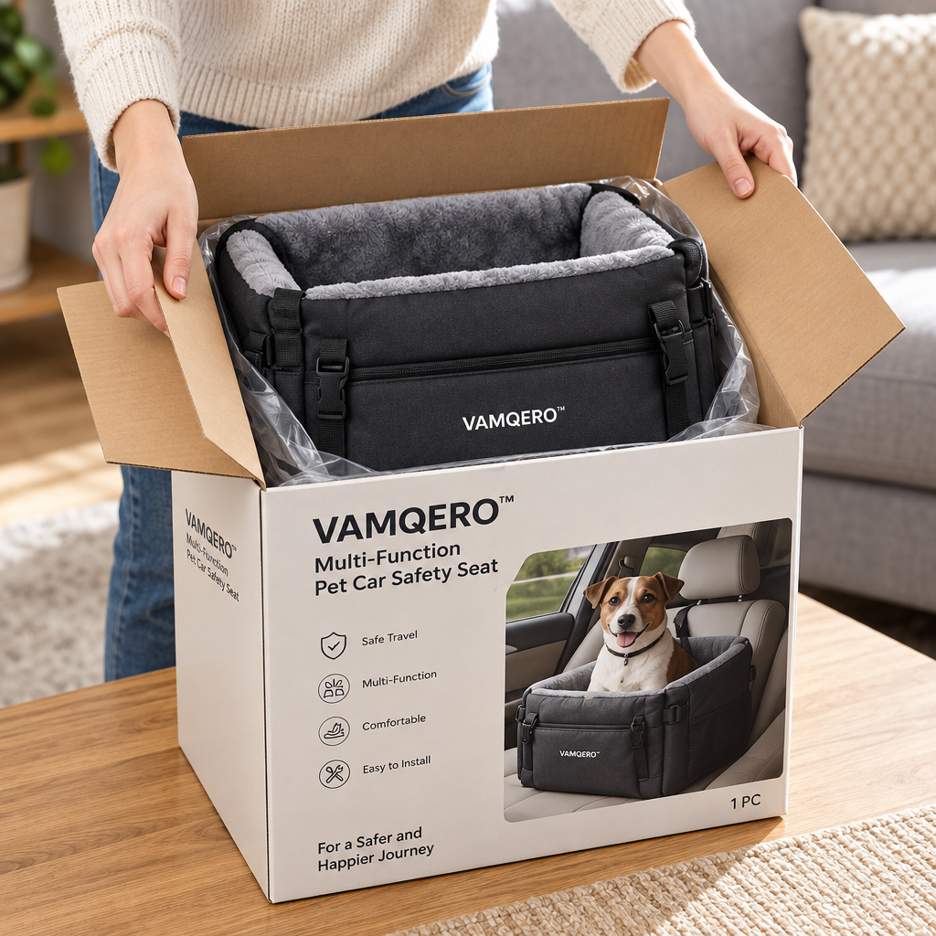 VAMQERO™ Multi-Function Pet Car Safety Seat image 4