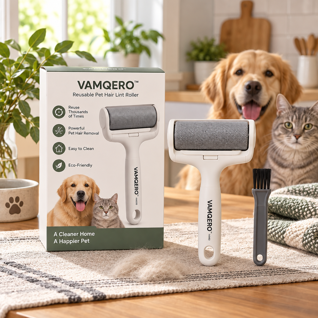 VAMQERO™ Reusable Pet Hair Lint Roller image 2