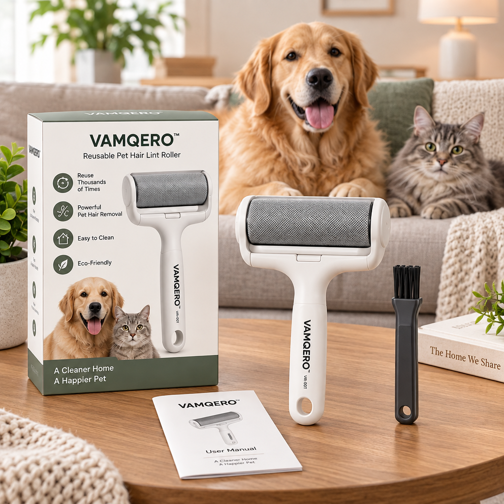 VAMQERO™ Reusable Pet Hair Lint Roller image 5