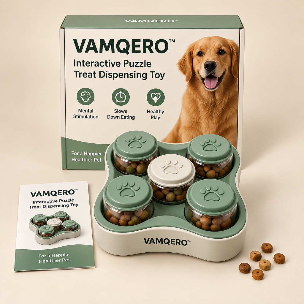 VAMQERO™ Interactive Puzzle Treat Dispensing Toy primary image