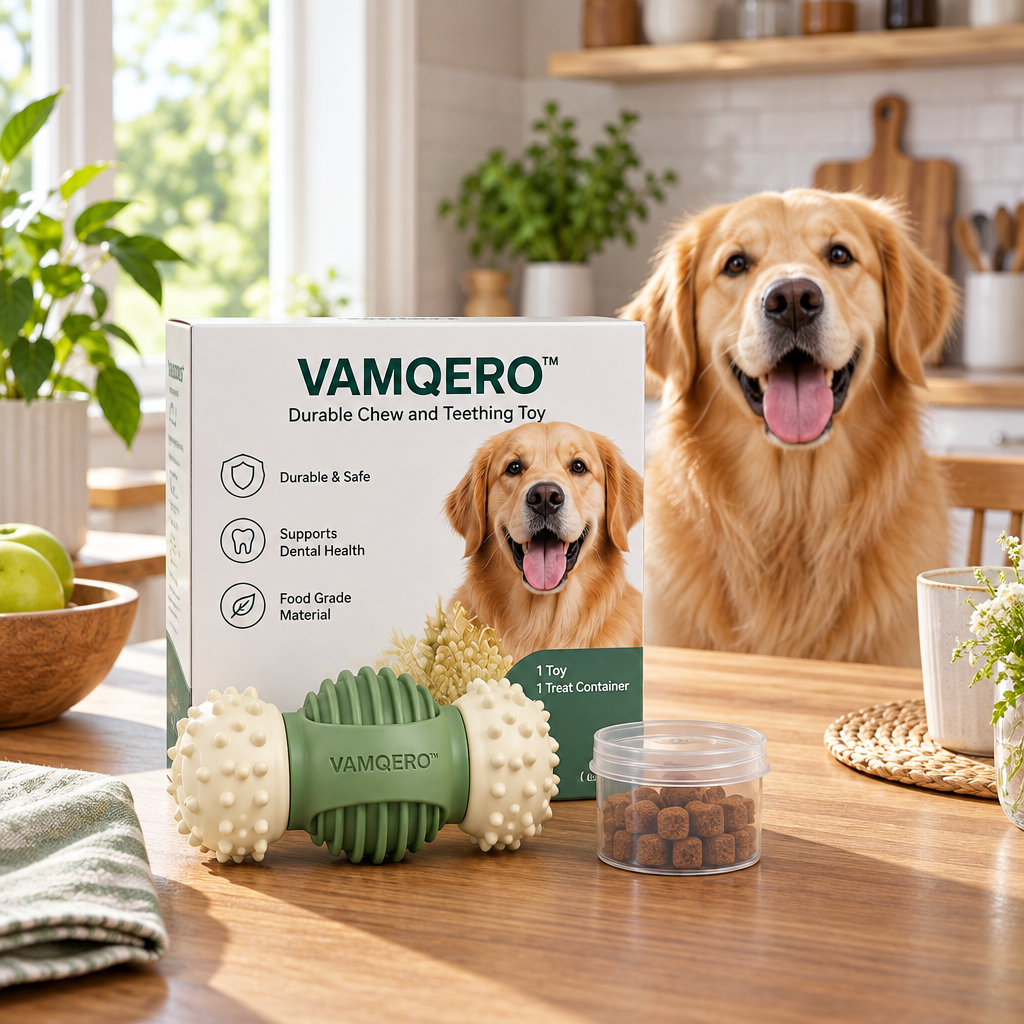 VAMQERO™ Durable Chew and Teething Toy image 2